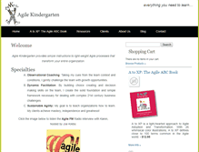 Tablet Screenshot of agilekindergarten.com
